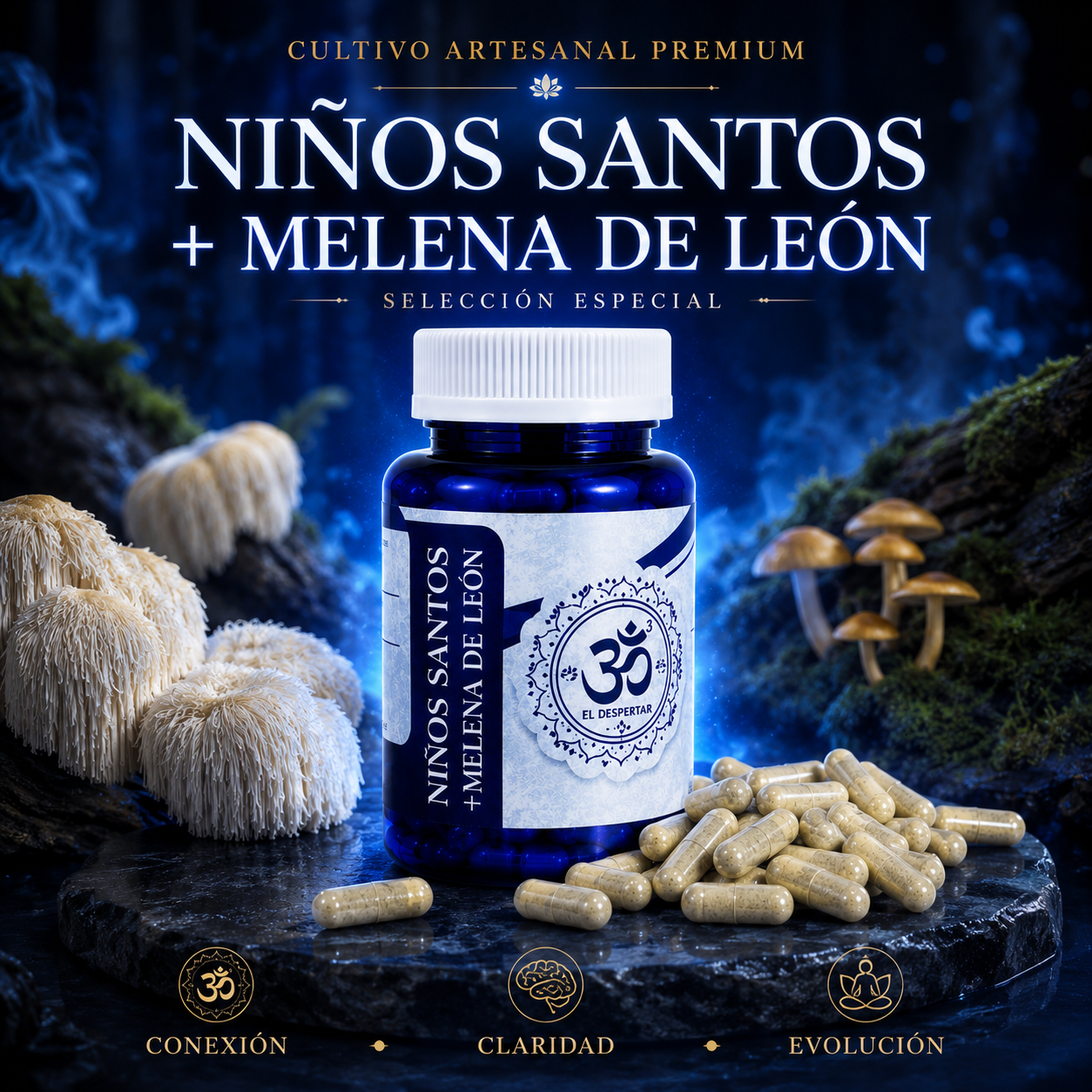 Combo Niños Santos + Melena de León en la misma Capsula