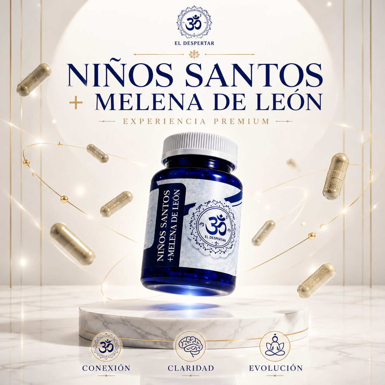 Combo Niños Santos + Melena de León en la misma Capsula