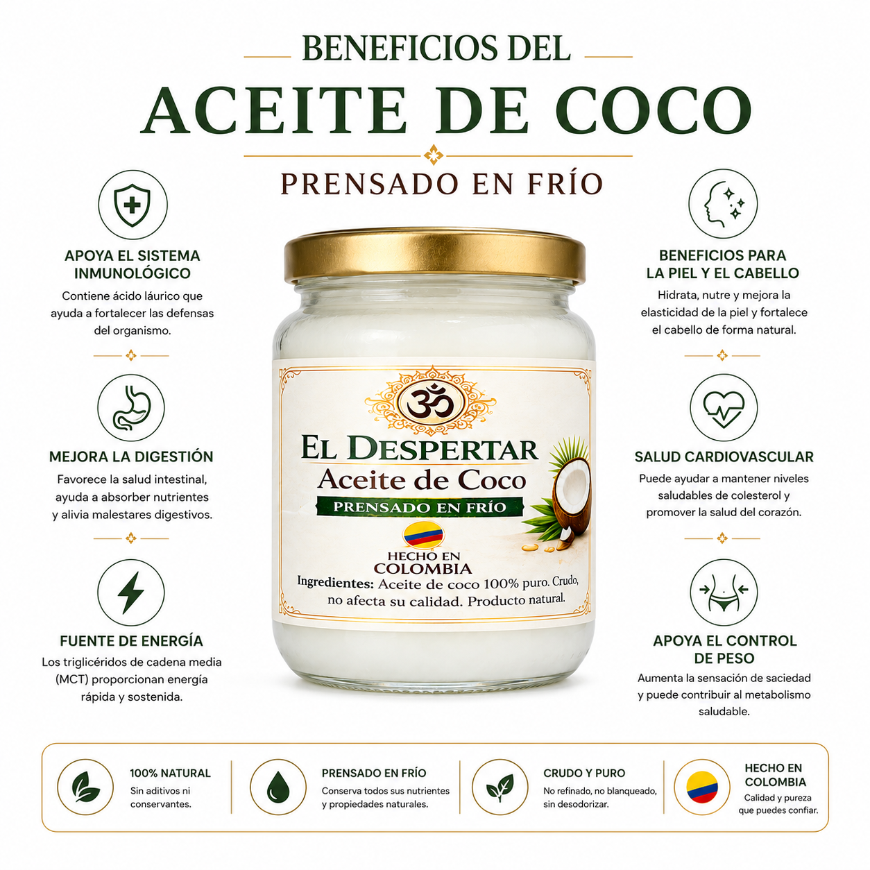 Aceite de Coco Extra Virgen