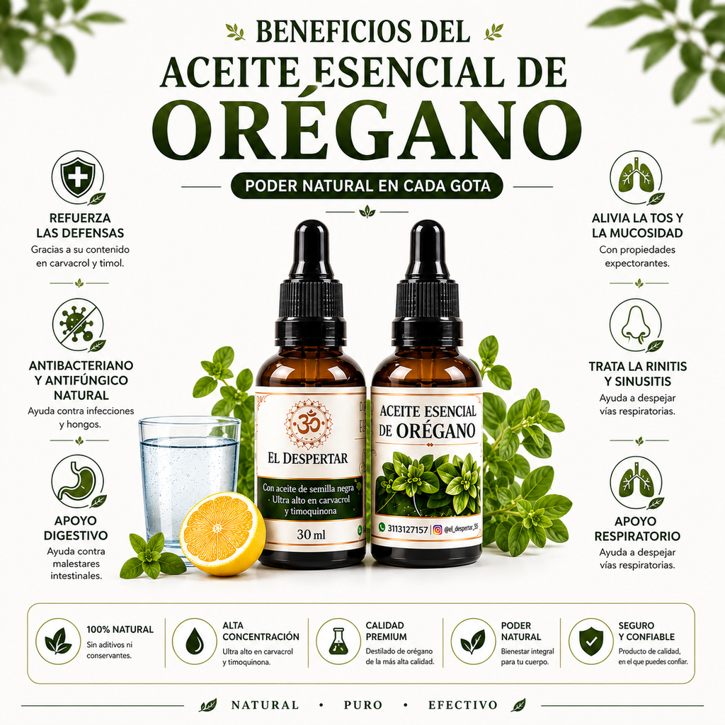 Aceite de Oregano en Gotas